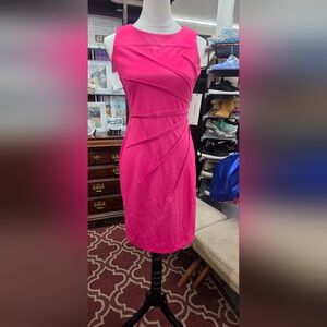 Calvin Klein One Shoulder Pink Dress